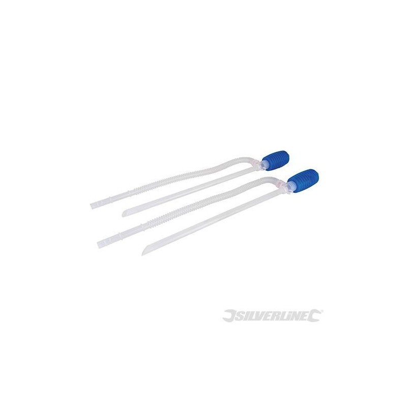 Silverline - Pompes-siphons à main- 2 pcs