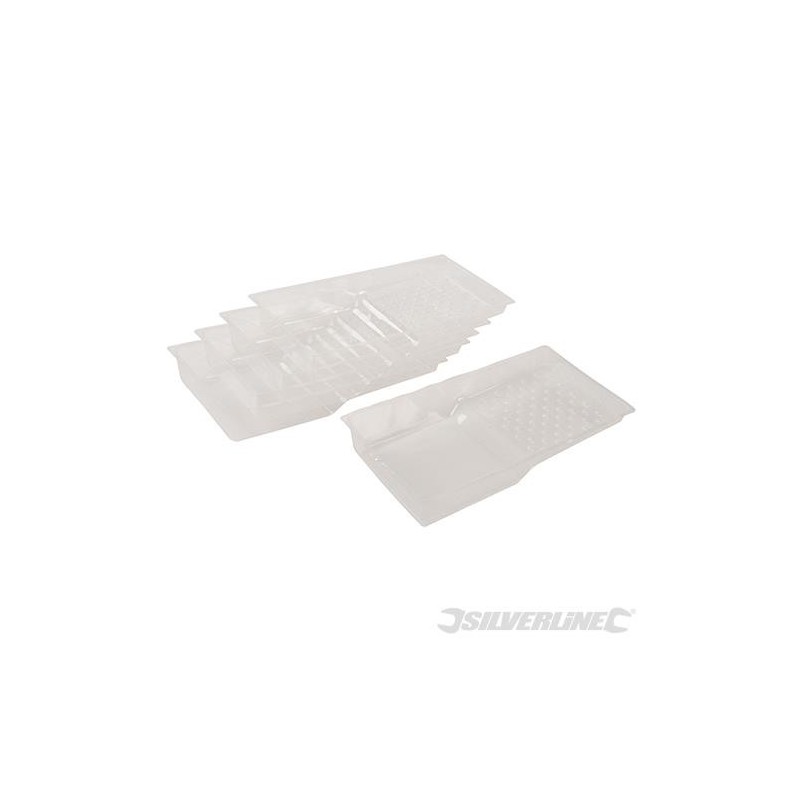 Silverline - Fonds jetables pour bac à peinture- 5 pcs