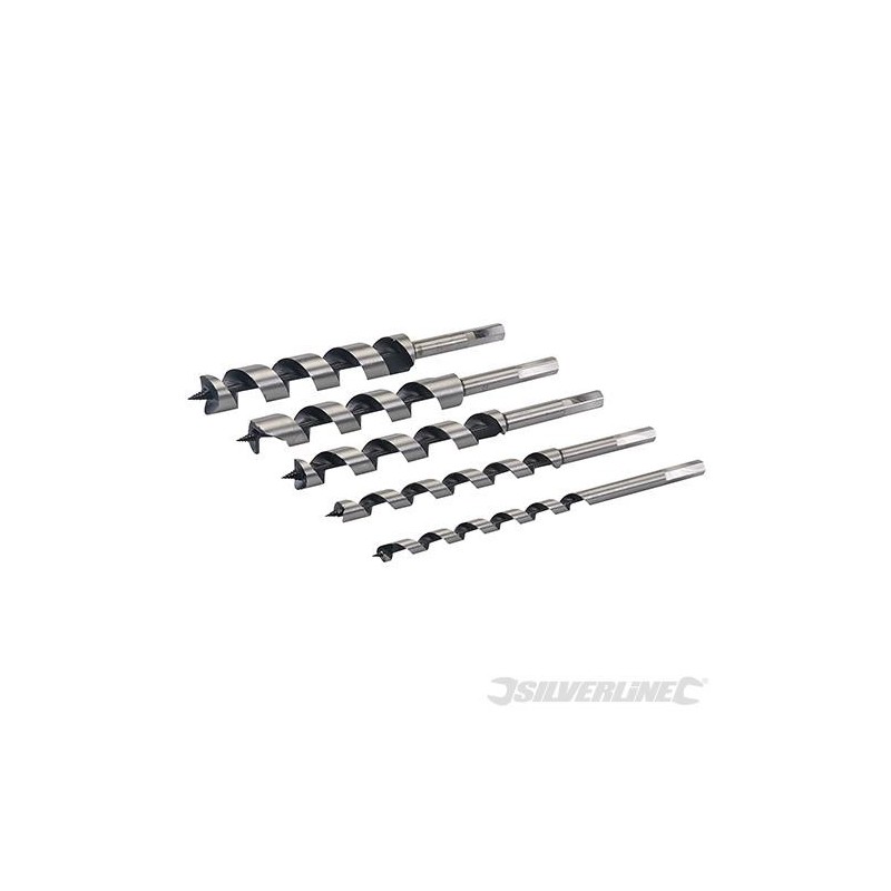 Silverline - Mèches hélicoïdales- 5 pcs