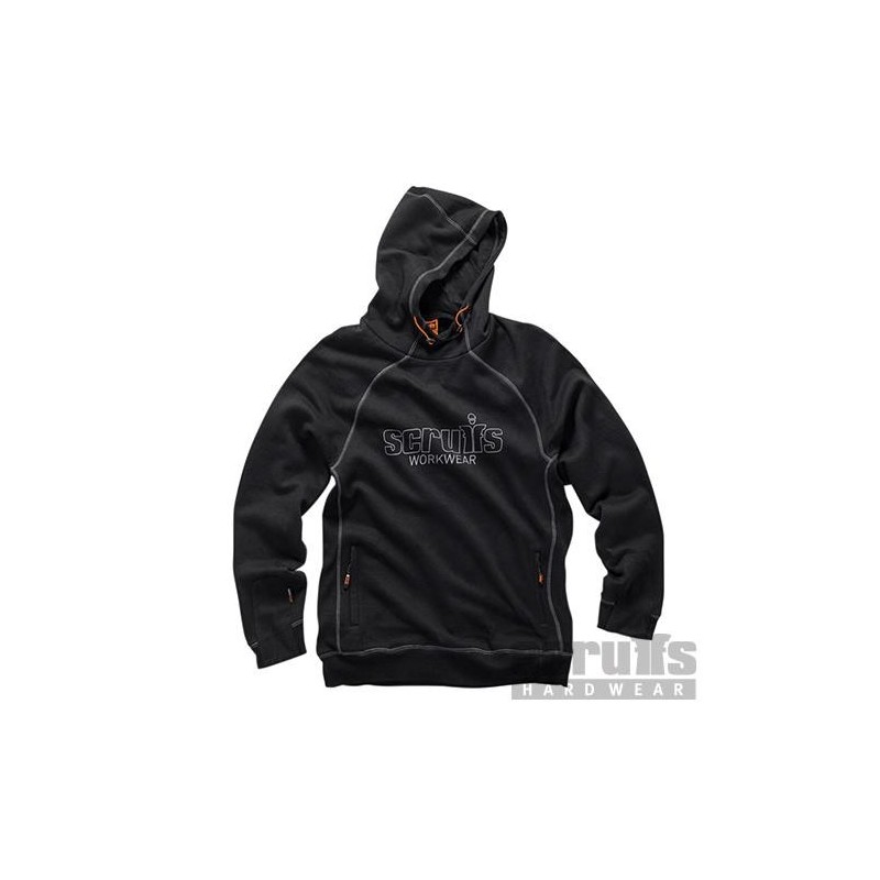 Scruffs - Sweatshirt à capuche noir Trade Taille S