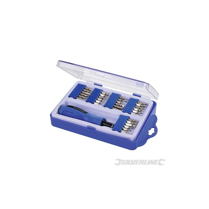 Silverline - Embouts de vissage de précision- 31 pcs