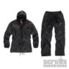 Scruffs - Combinaison imperméable noire 2 pièces Taille XL