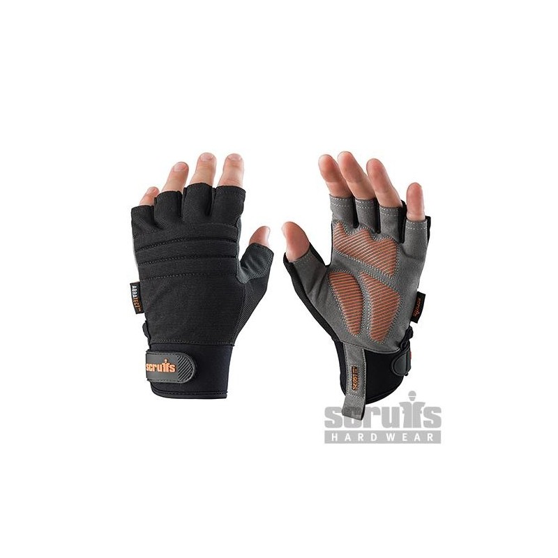 Scruffs - Gants sans doigts Trade Taille L / 9