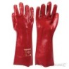 Silverline - Gants en PVC rouges