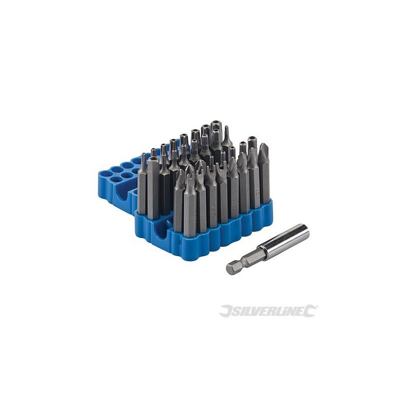 Silverline - Embouts de sécurité- 33 pcs