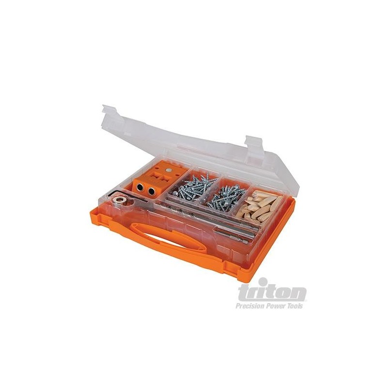 Triton - Kit mini-gabarit de perçage oblique double- 8 pcs