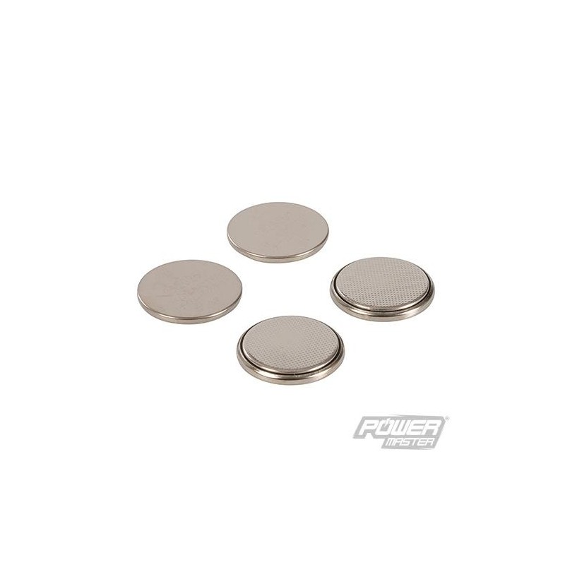 Powermaster - Piles bouton lithium CR2032- 4 pcs