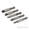 Silverline - Extracteurs de vis endommagées- 5 pcs