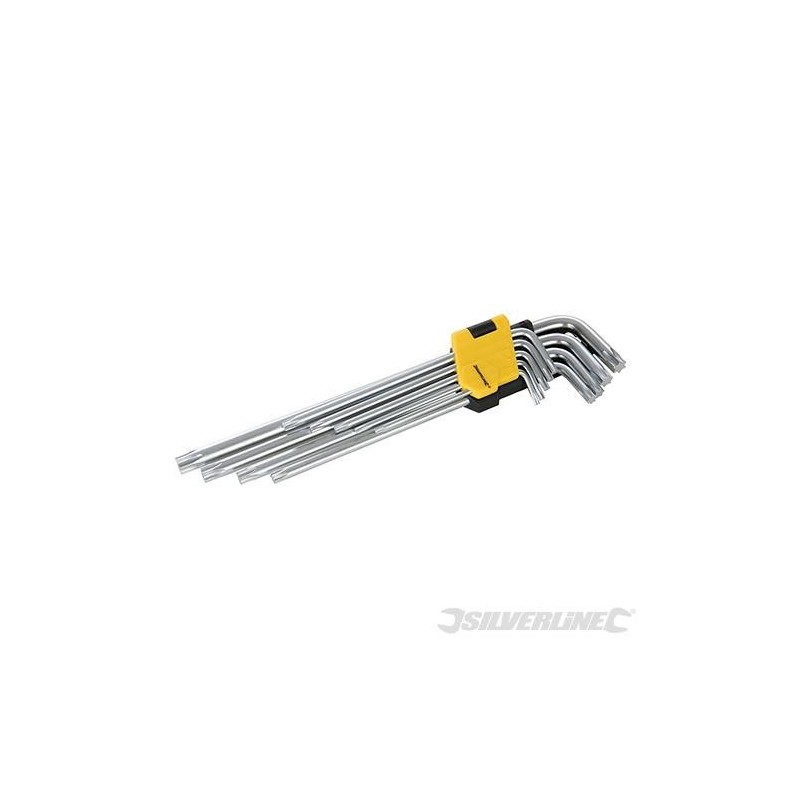 Silverline - Clés Expert T10 - T50- 9 pcs