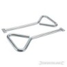 Silverline - Clés à plaque d'égout en T- 2 pcs