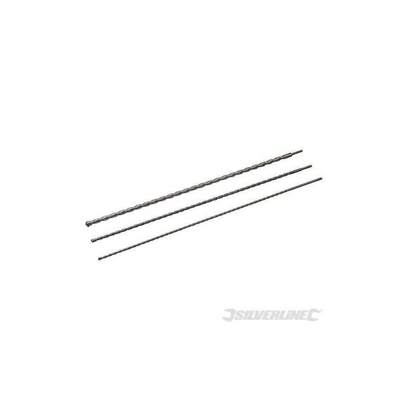 Silverline - Mèches à maçonnerie SDS-Plus- 3 pcs