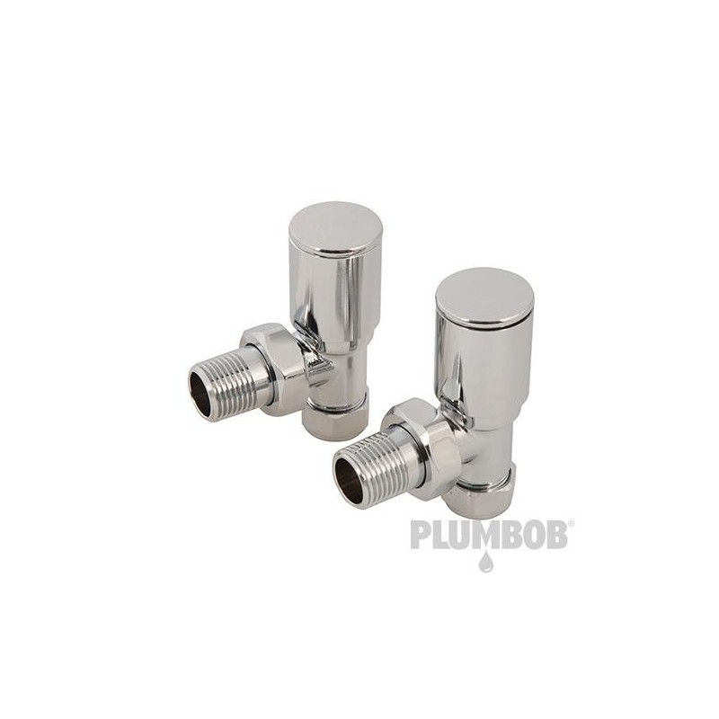 Plumbob - Valves d'angle pour radiateur sèche-serviettes- 2 pcs