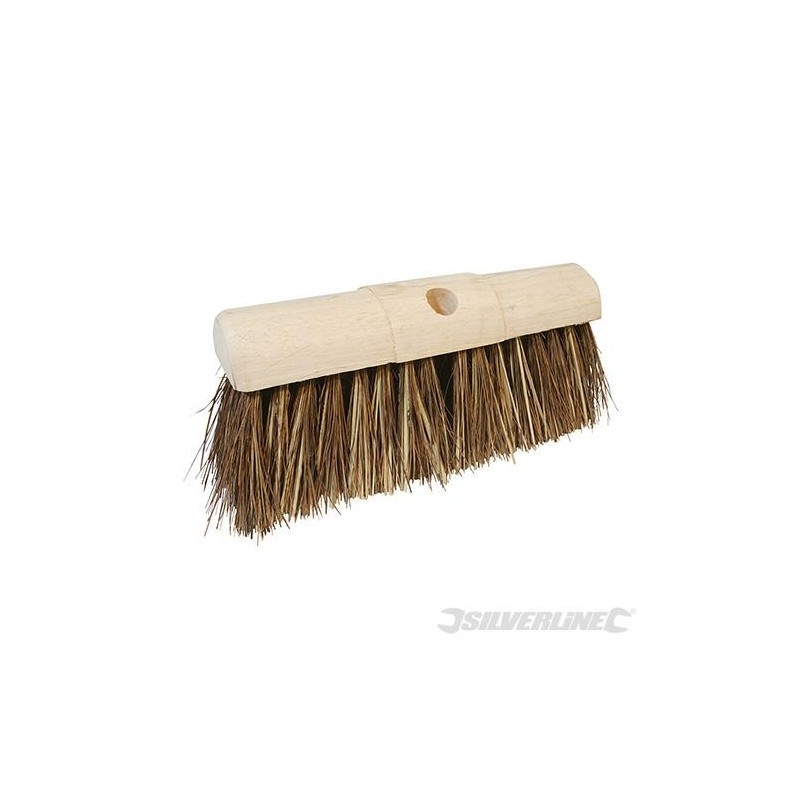 Silverline - Brosse d'extérieur poils naturels et dos arrondi