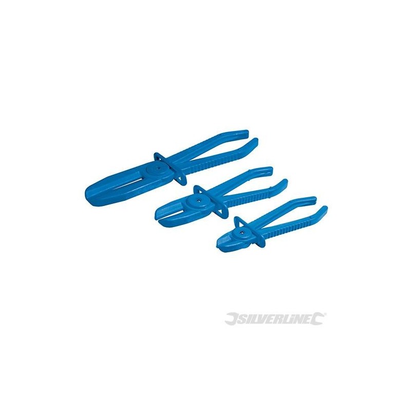 Silverline - Pinces pour tuyaux flexibles- 3 pcs