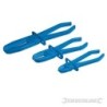 Silverline - Pinces pour tuyaux flexibles- 3 pcs