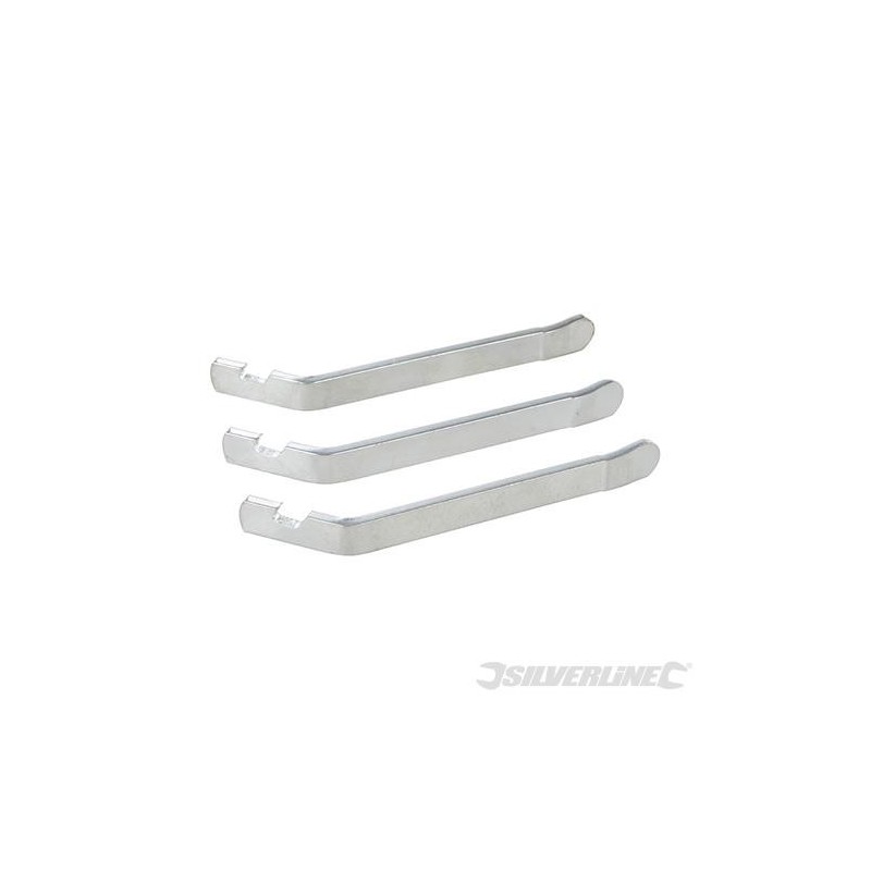 Silverline - Démonte-pneus en métal- 3 pcs