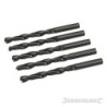 Silverline - Mèches métriques acier rapide HSS-R- 5 pcs