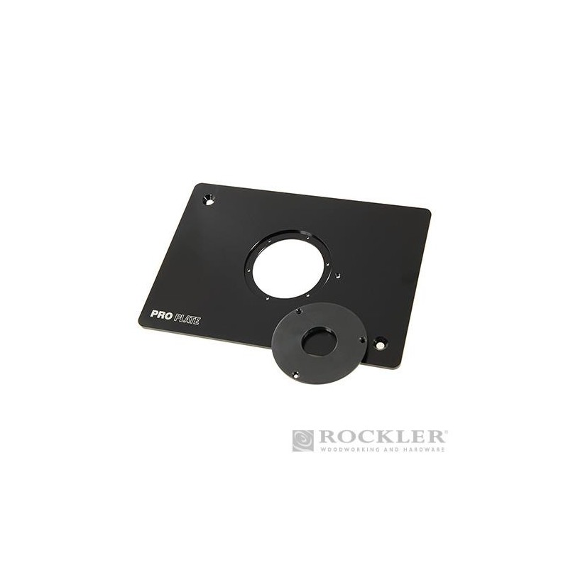 Rockler - Insert aluminium pro pour défonceuse (sauf Triton)