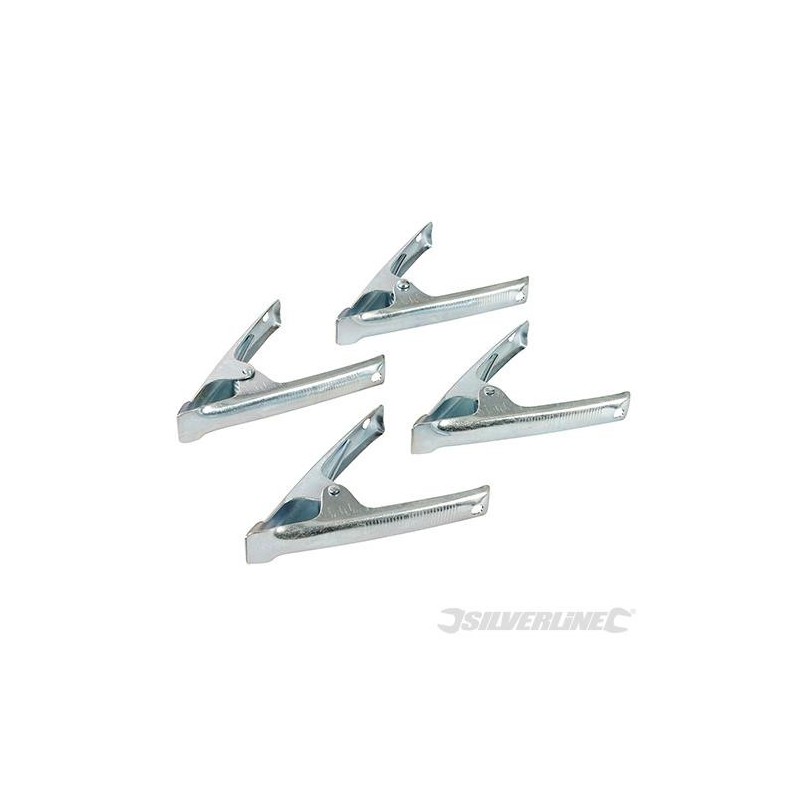 Silverline - Pince-clips- 4 pcs