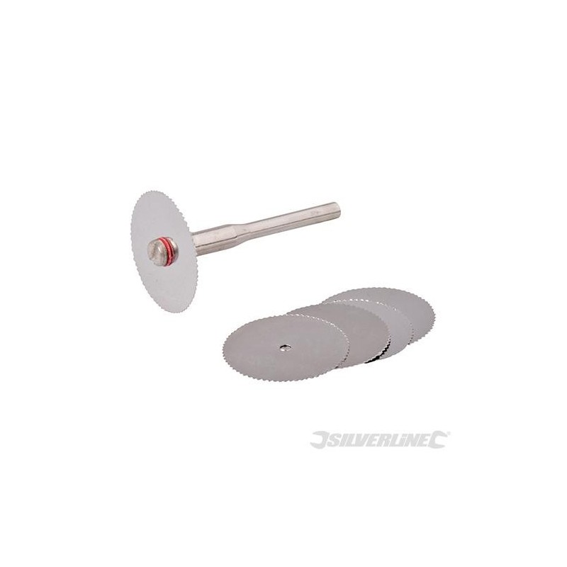 Silverline - Disques de coupe inox pour outil rotatif- 6 pcs