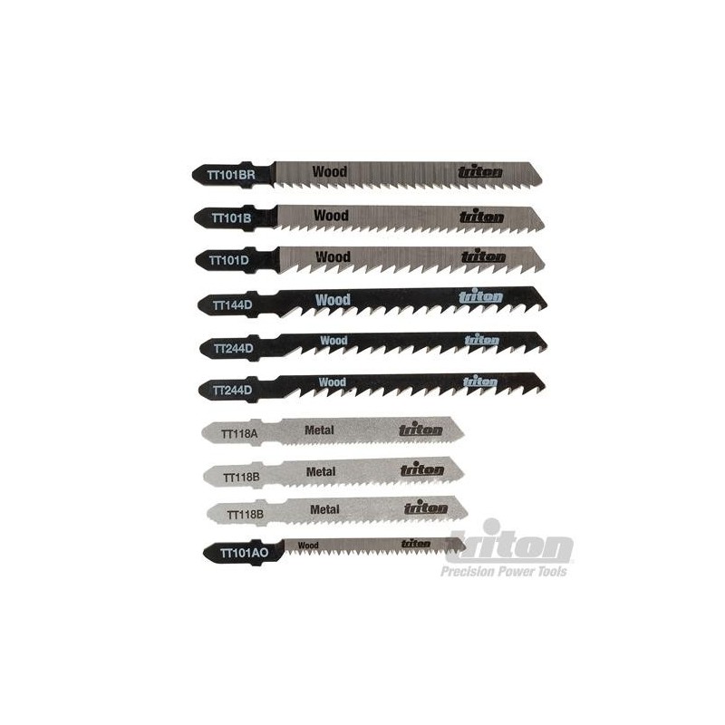 Triton - Lames de scie sauteuse- 10 pcs