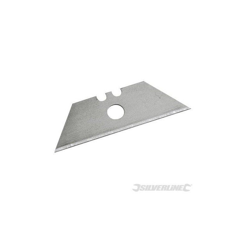 Silverline - Lames avec trou central pour cutters et grattoirs- 10 pcs