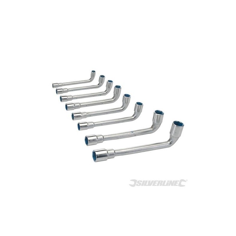 Silverline - Clés à pipe- 8 pcs