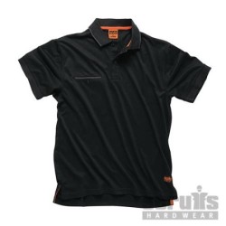 Scruffs - Polo noir Worker...