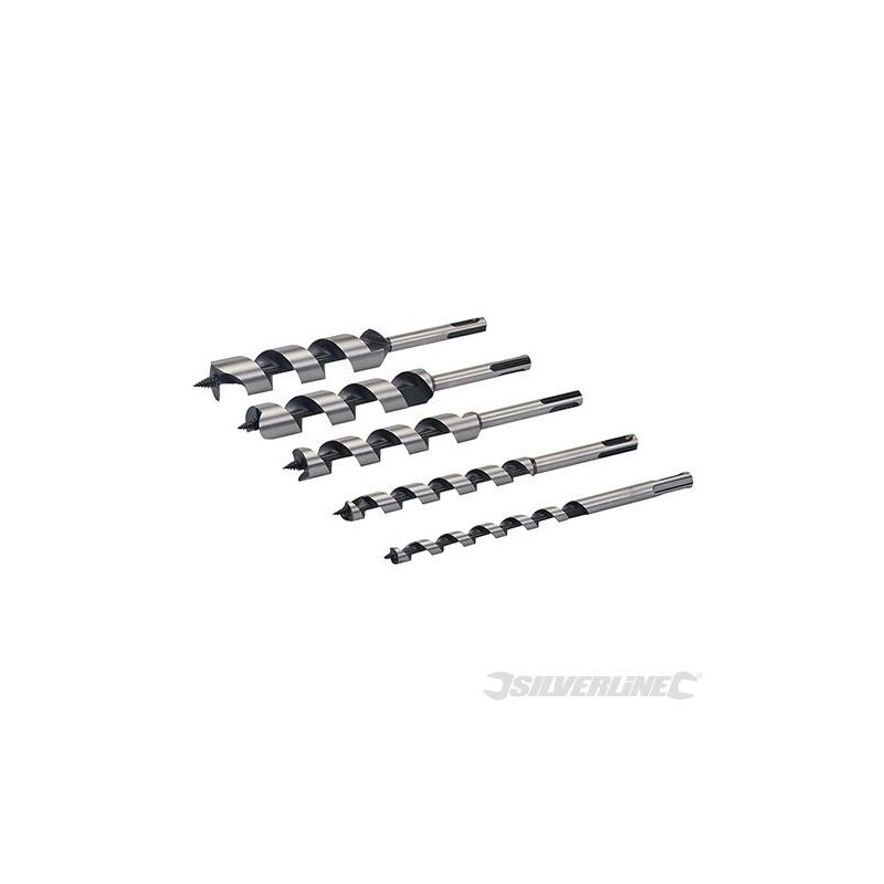 Silverline - Mèches hélicoïdales SDS-Plus- 5 pcs