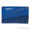 Silverline - Clés à il doubles bi-coudées- 12 pcs