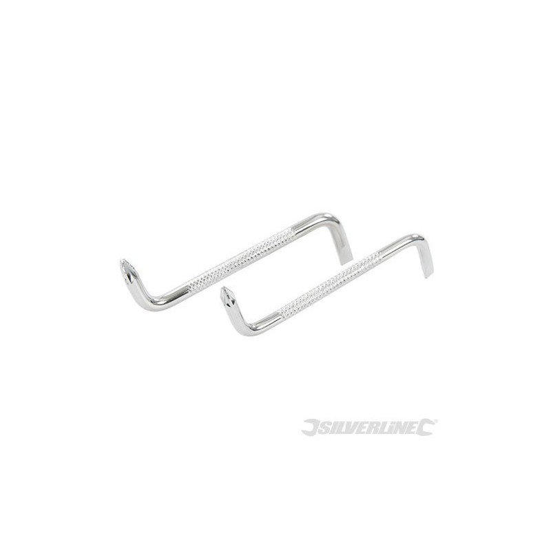 Silverline - Tournevis bi-coudés- 2 pcs