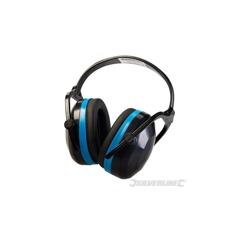 Silverline - Casque anti-bruit pliable SNR 29 dB