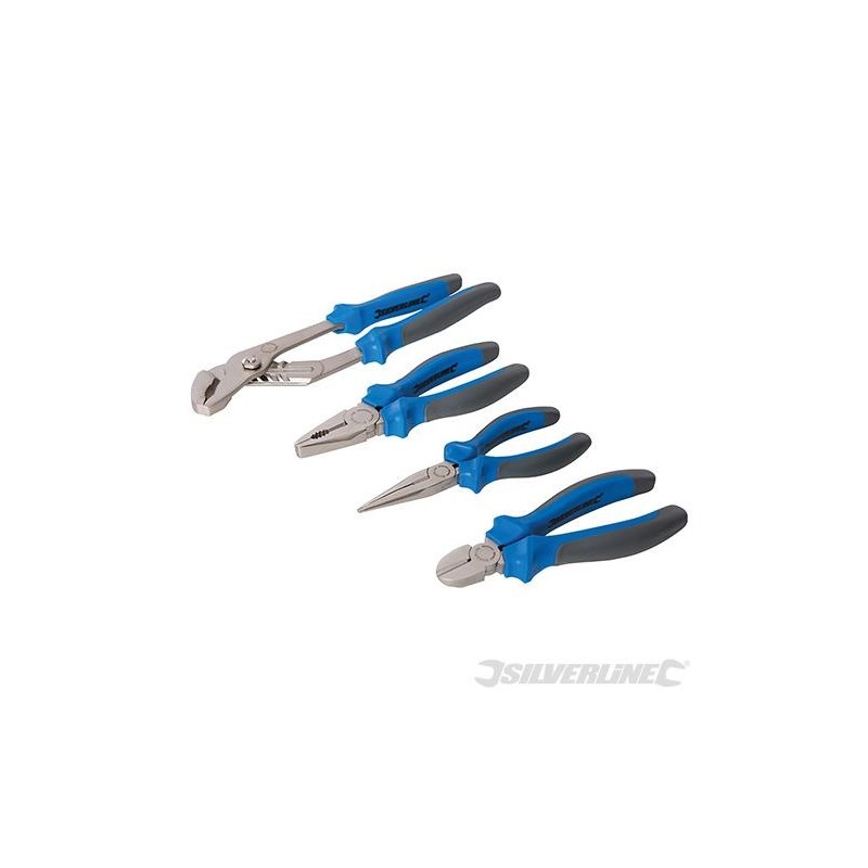 Silverline - Pinces Expert- 4 pcs