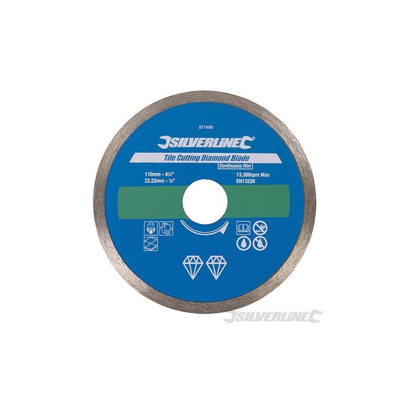 Silverline - Disque diamant pour carreaux