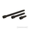 Silverline - Barres d'extension impact 1/2"- 3 pcs