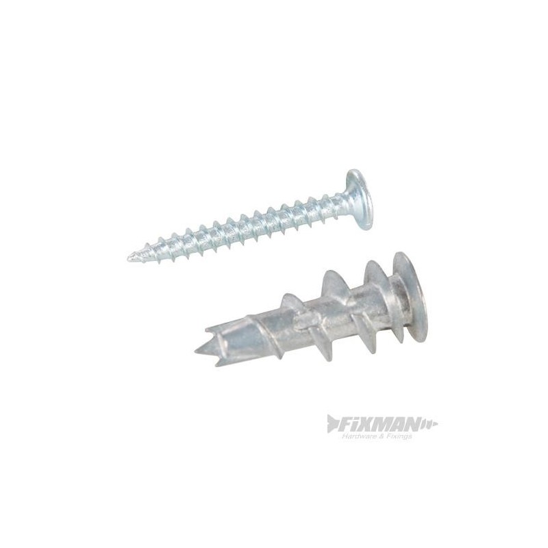 Fixman - Vis et chevilles auto-foreuses- 100 pcs