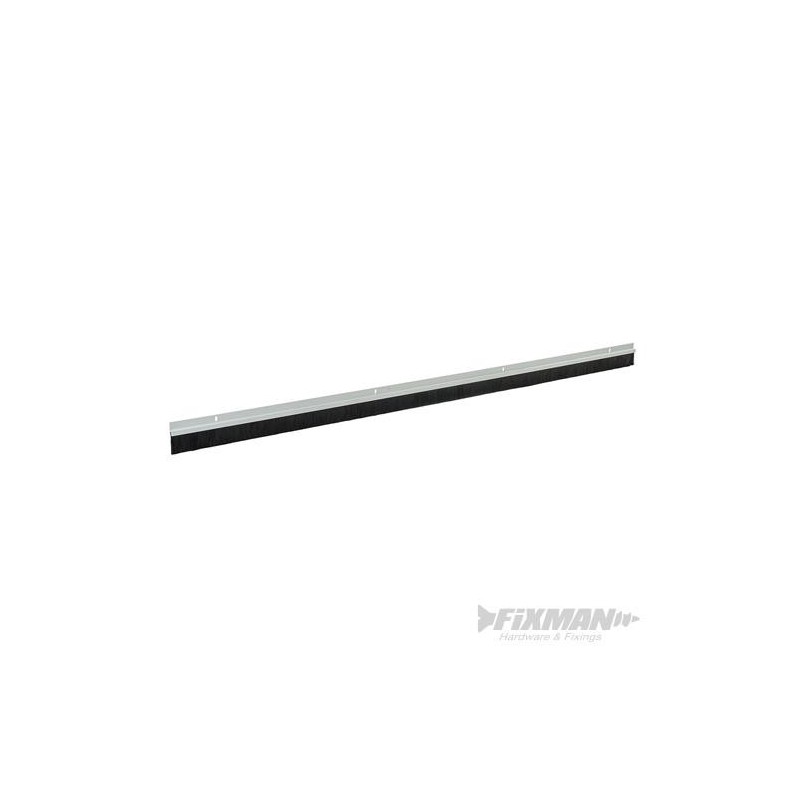 Fixman - Bas de porte de garage avec poils de 25 mm- 2 pcs