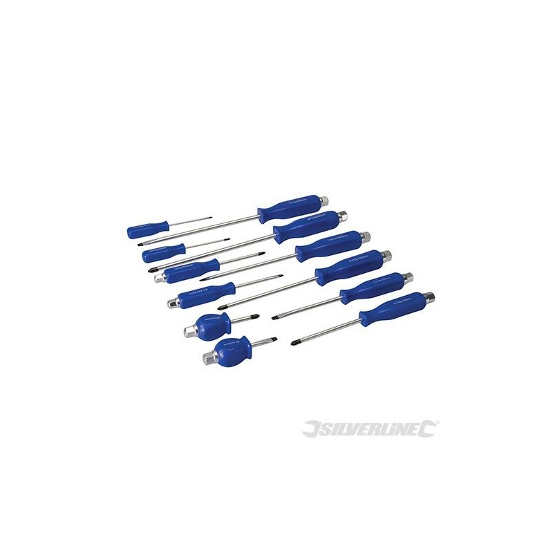 Silverline - Tournevis d'ingénieur- 12 pcs