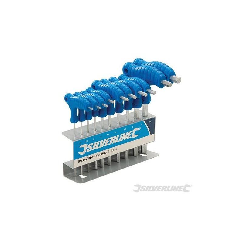Silverline - Clés Trx à poignée en T- 10 pcs
