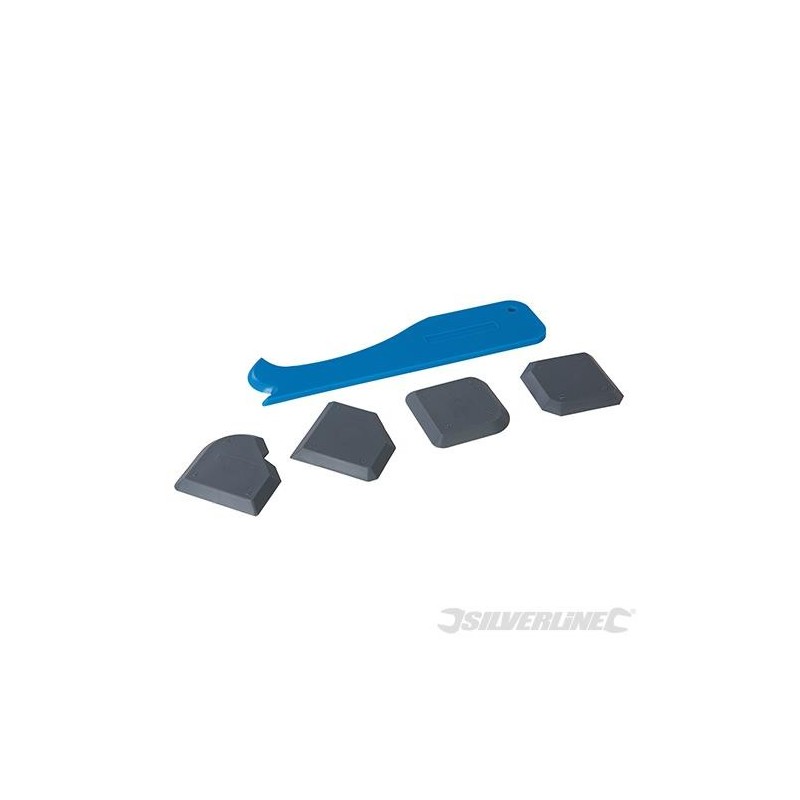 Silverline - Kit d'instruments de lissage de joints- 5 pcs