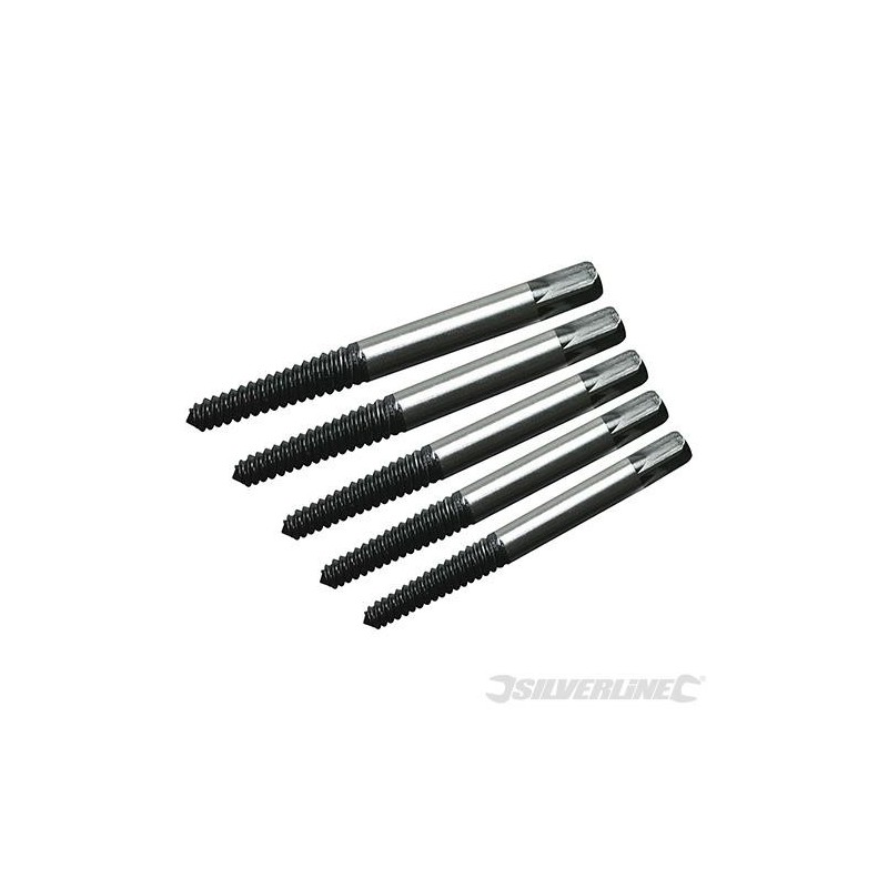 Silverline - Extracteurs de vis- 5 pcs