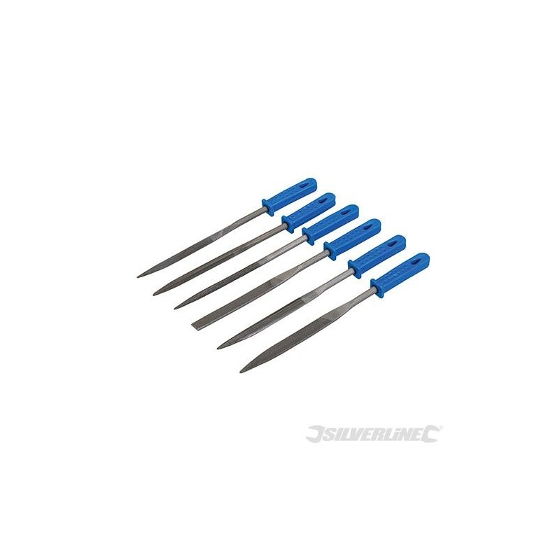 Silverline - Limes de serrurier- 6 pcs