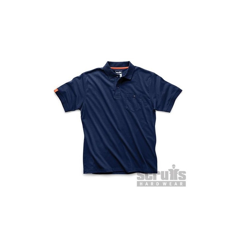 Scruffs - Polo bleu marine Eco Worker Taille XS