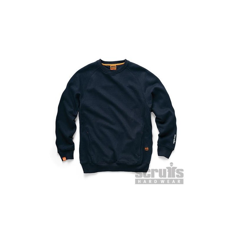 Scruffs - Sweatshirt bleu marine Eco Worker Taille S