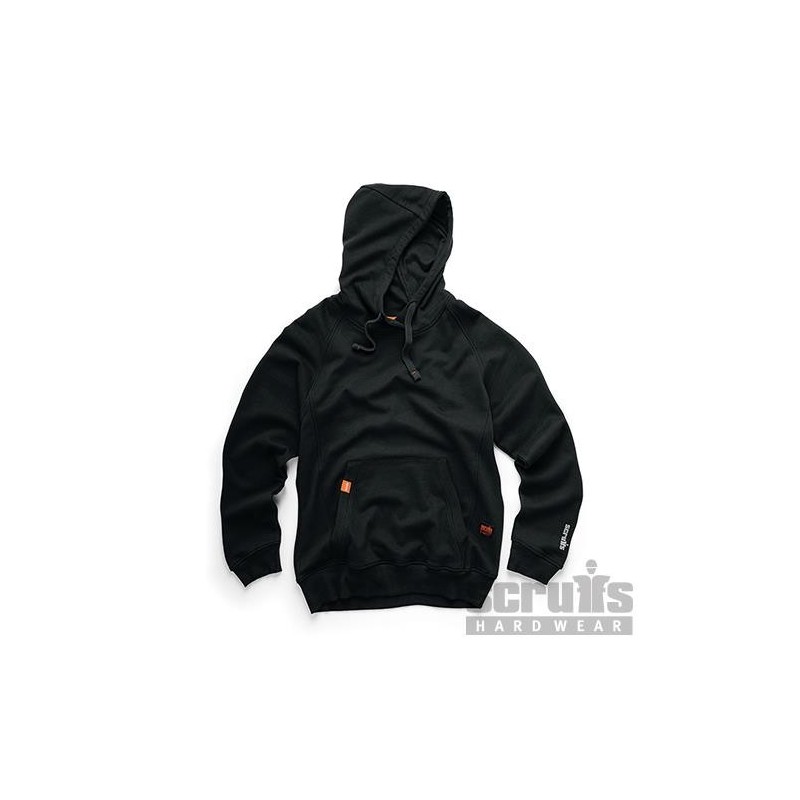 Scruffs - Sweatshirt à capuche noir Eco Worker Taille XXXL