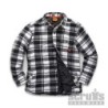 Scruffs - Chemise à carreaux noirs et blancs rembourrée Worker Scruffs -  M