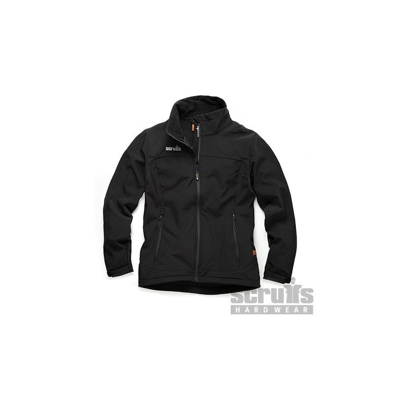 Scruffs - Veste noire Trade Softshell pour femmes Taille 48