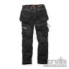 Scruffs - Pantalon de travail noir Trade Flex avec poches-étuis pour femmes Taille 38 R