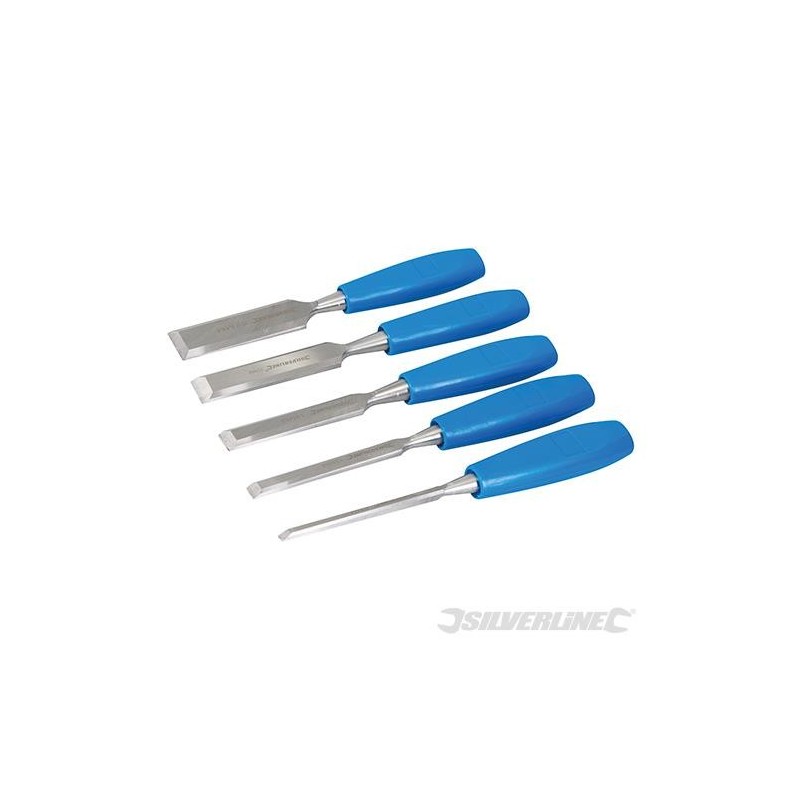 Silverline - Ciseaux à bois- 5 pcs