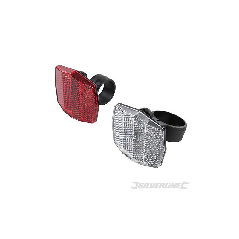 Silverline - Kit réflecteurs vélo- 2 pcs